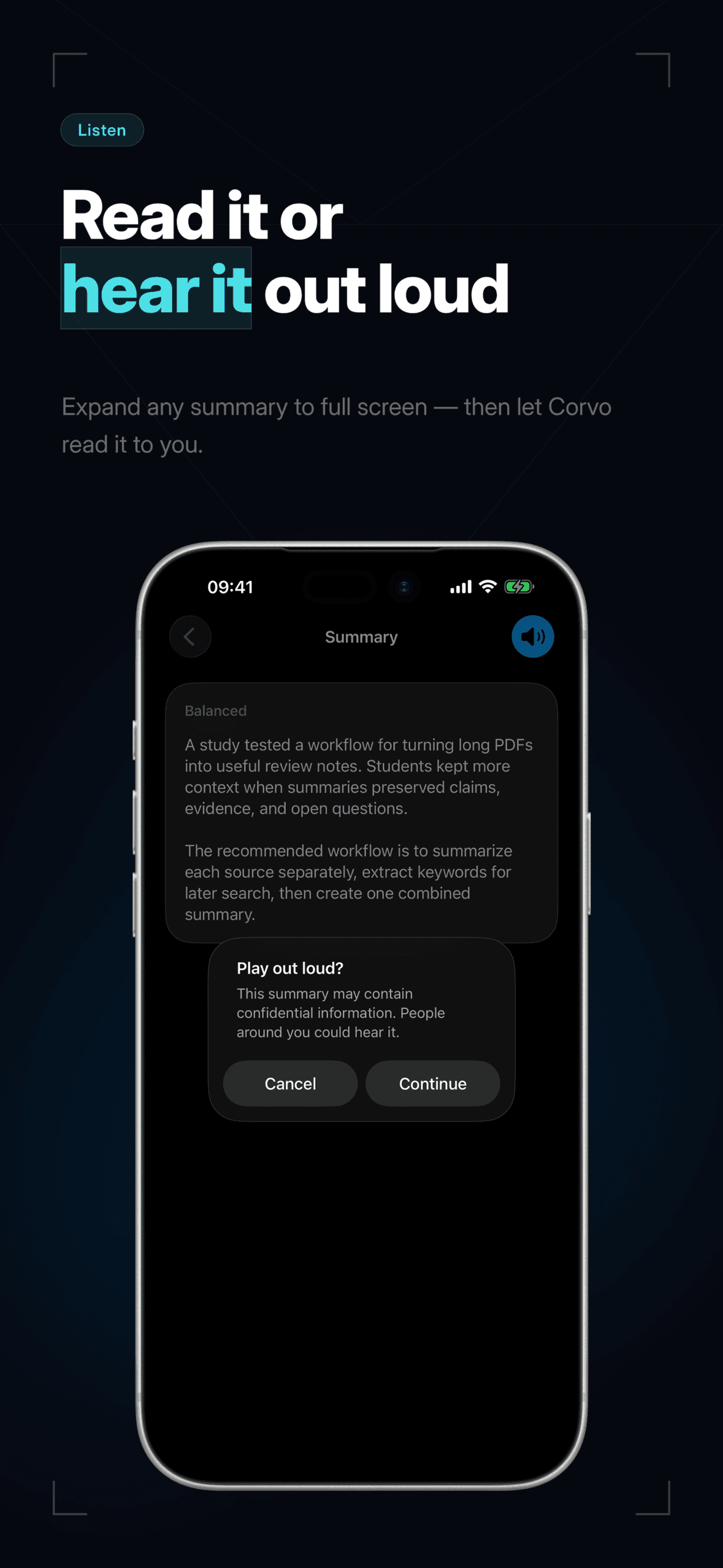 Corvo style picker on iPhone