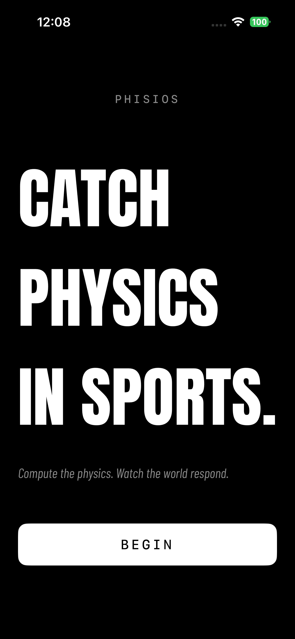 Phisios intro — catch the physics in sports